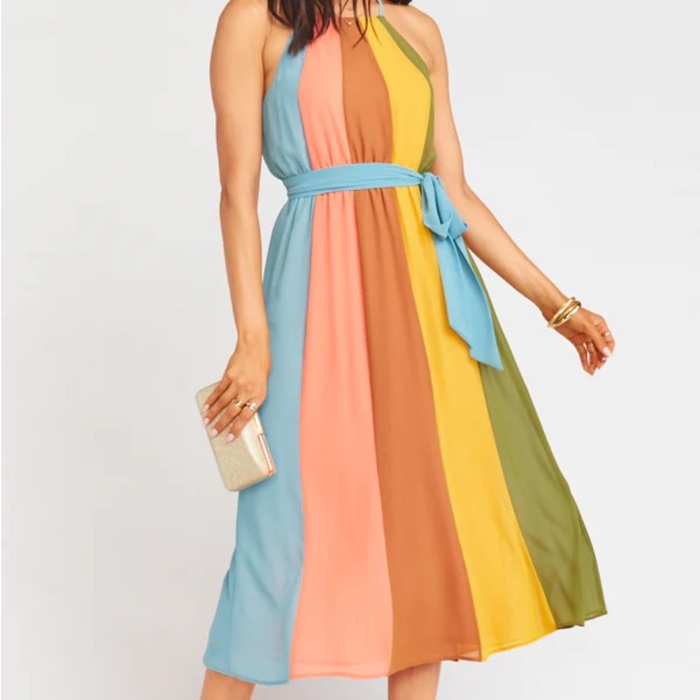 Show Me Your Mumu Nadia Paneled Dress